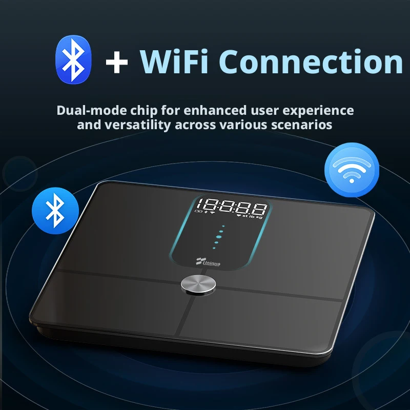

180kg Free APP body fat electronic scale, home smart, small and precise human body with Bluetooth and WIFI