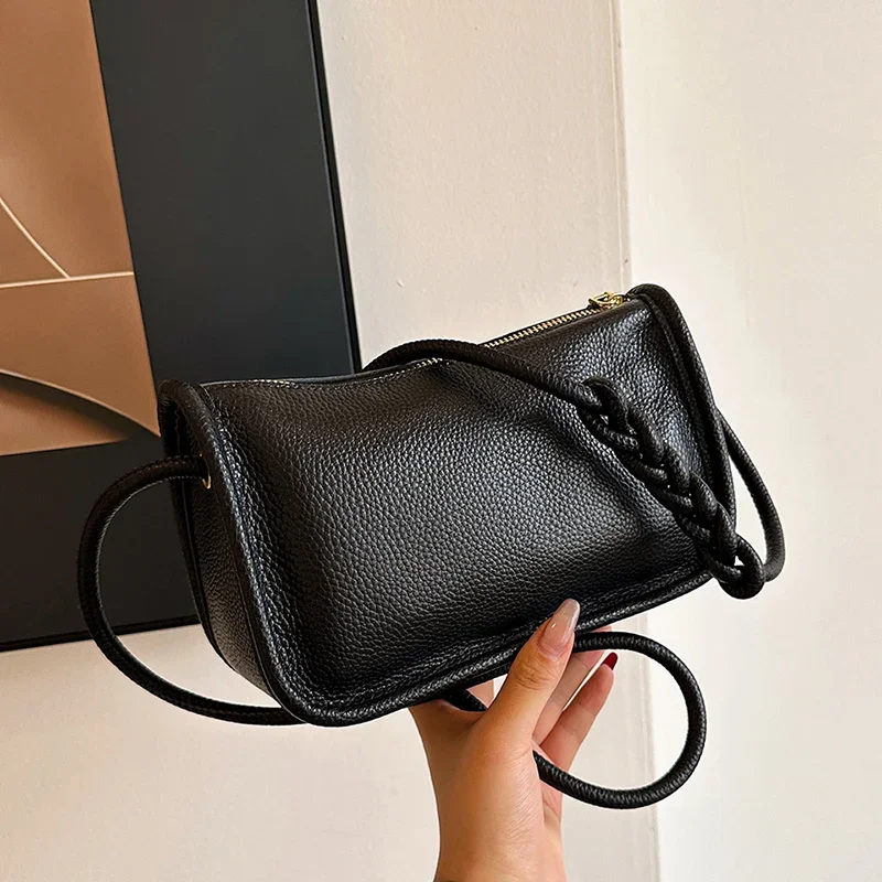 Nuova borsa a tracolla/borsa/portafoglio di grande capacità da donna, vera pelle bovina al 100%, borsa a tracolla da donna alla moda.