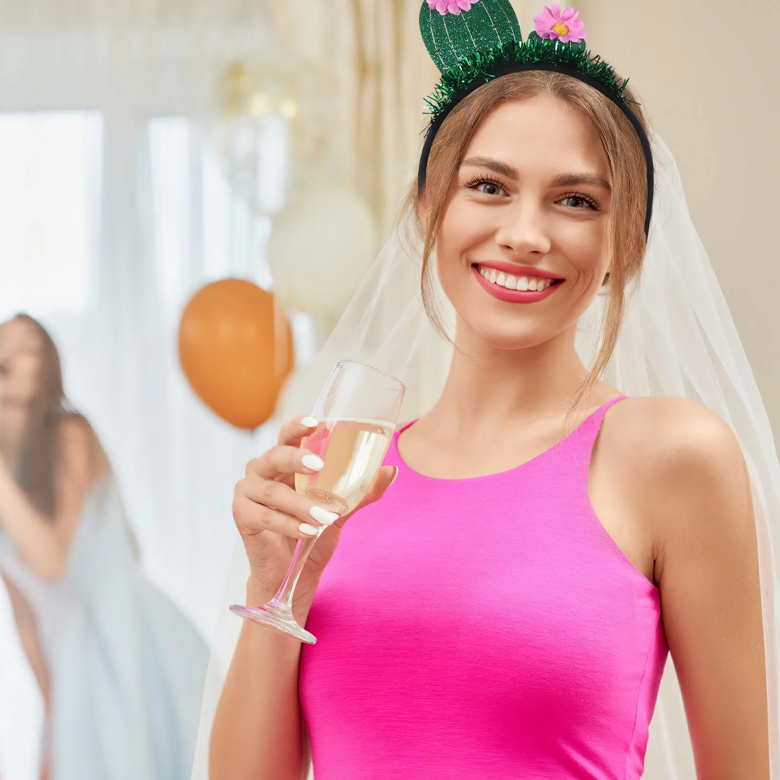 

2 шт. повязки на голову для Хэллоуина в виде кактуса, для вечеринок, карнавалов, костюмированных мероприятий, ободок для волос