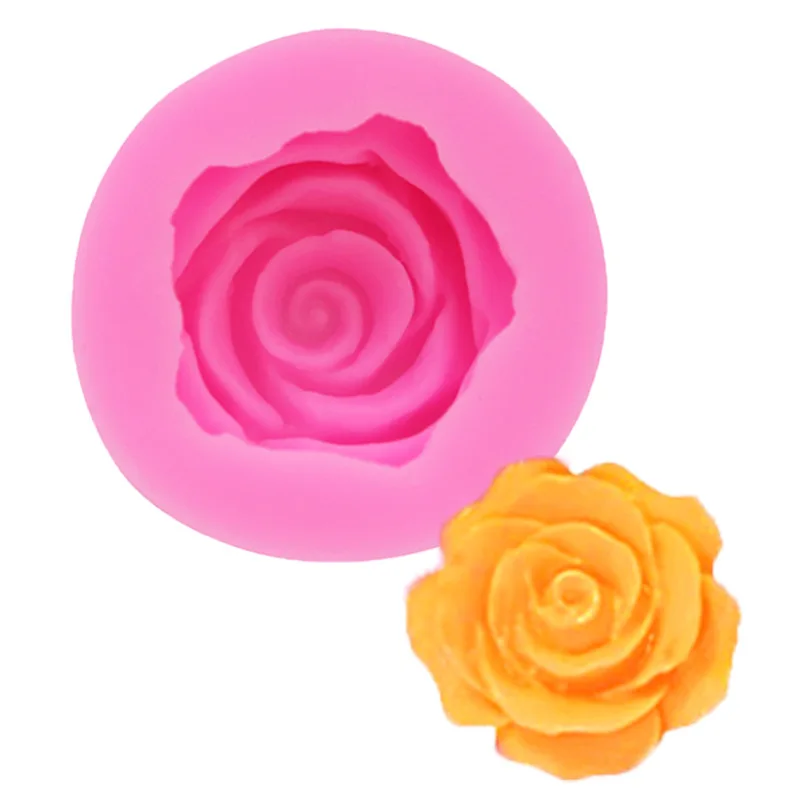 3D Large Peony Silicone Mold Diy Rose Flower Mousse Jelly Cake Baking Tool Clay Gypsum Scented Candle Soap Mold Clay Resin Mould