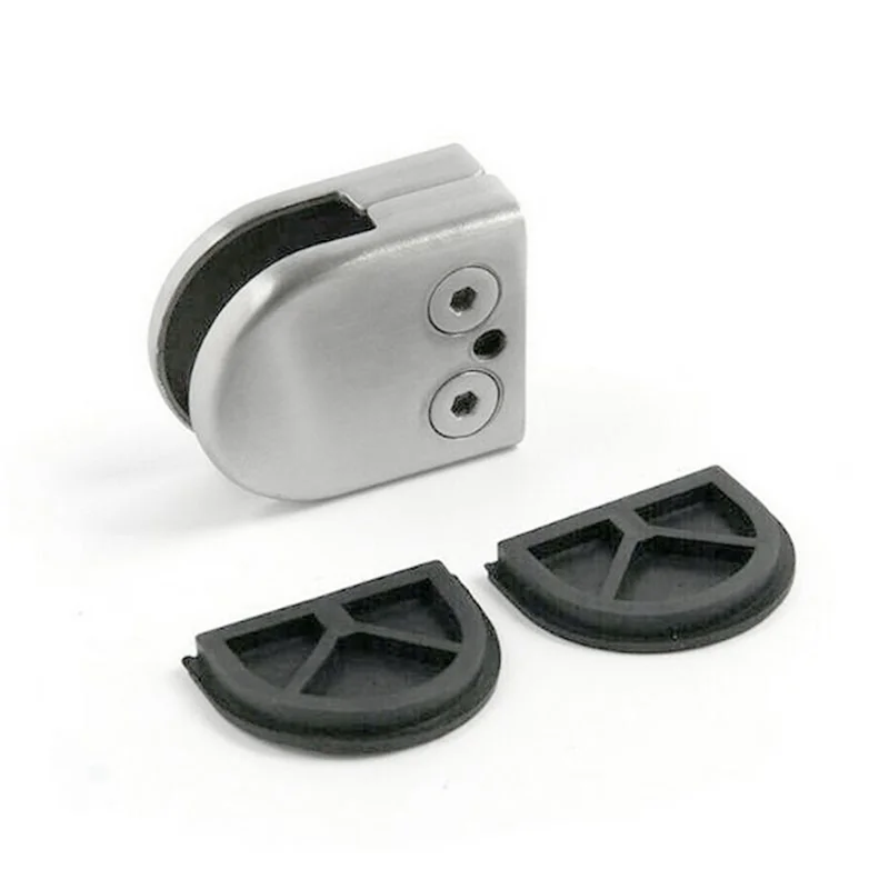 

【Hot Selling】4PCS Round Shelves Support Brackets Clamps Clips For 10-12Mm Glass Wooden Acrylic Adjustable Screw
