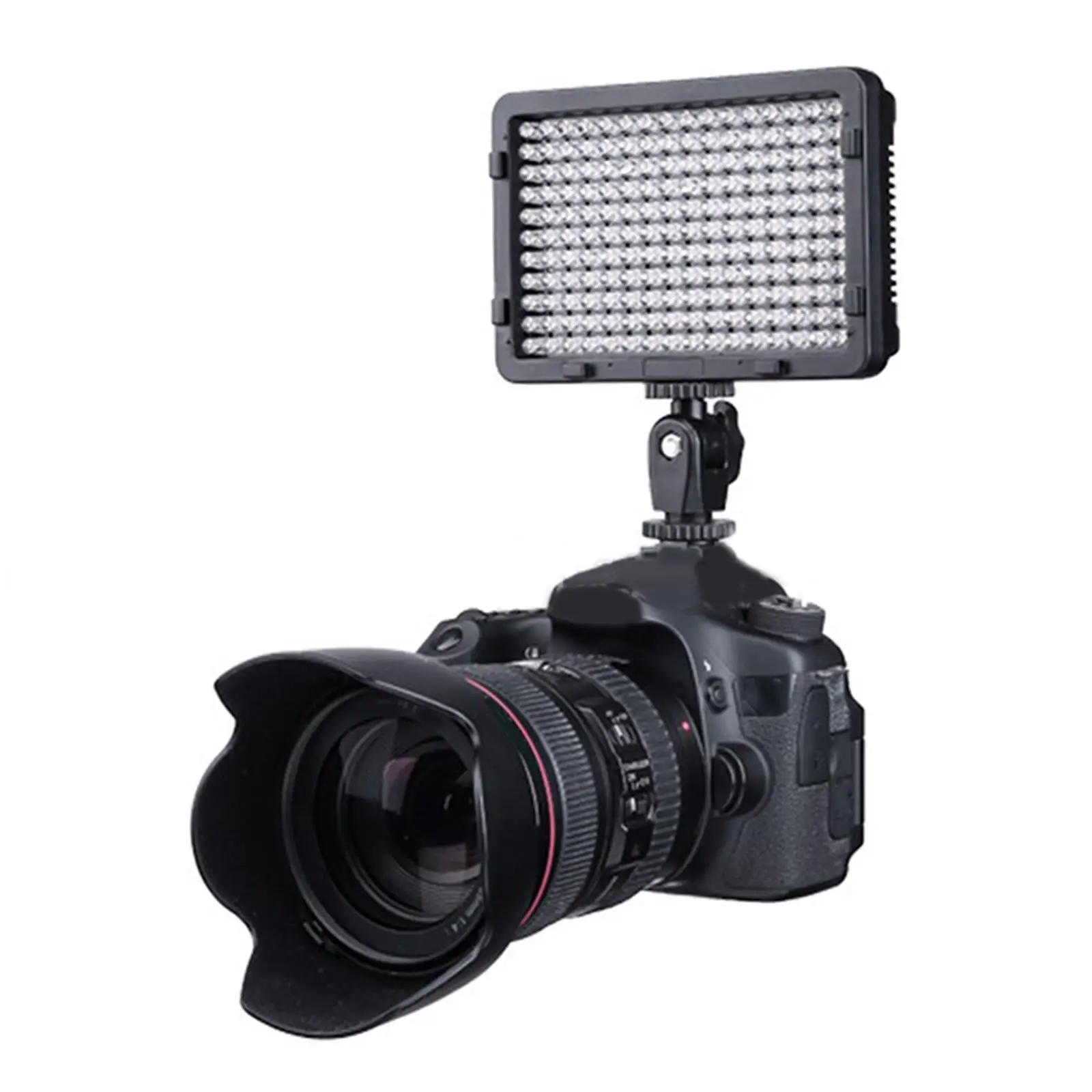

176 DSLR LED Video Light On Camera Photo Studio Lighting Hot Shoe LED Vlog Fill Light Lamp for Smartphone DSLR SLR Camera