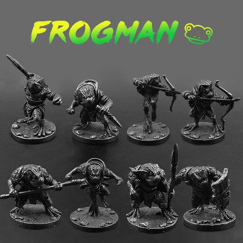 Figurines d'action miniatures de soldat de l'armée grenouille en cuivre fin, jouet de pièce de jeu de société, accessoires d'ornement de voiture, produit fini, nouveau modèle