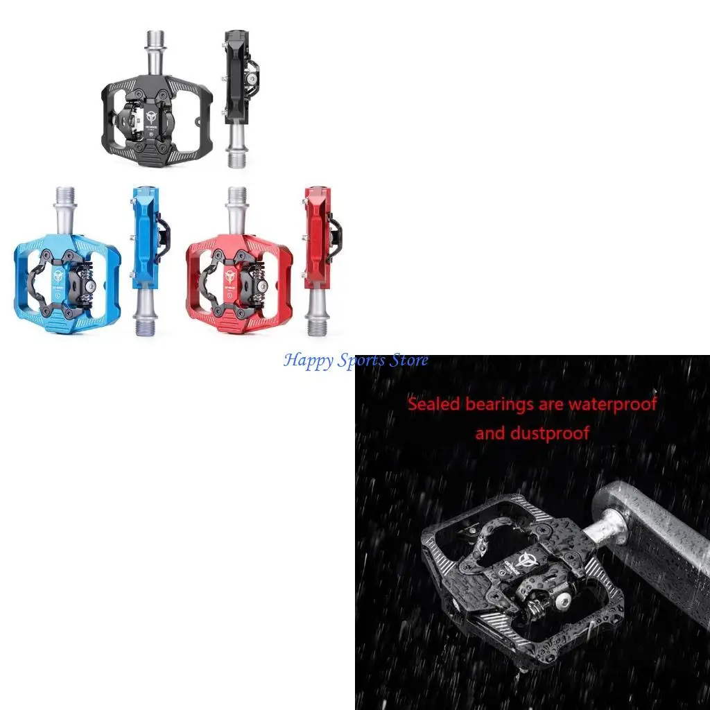 

Pedal 3 Bearing Mountain Bike Aluminum Alloy Palin Pedal Wide Bearings Riding Pedal Great Performance