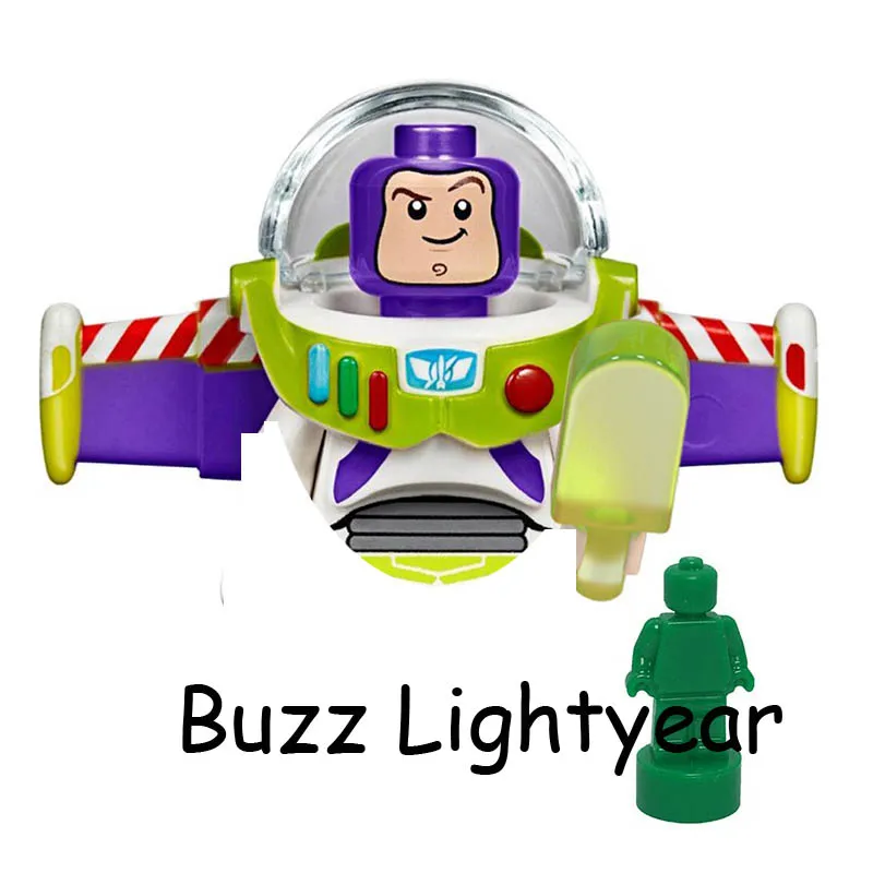 Toy Story 4 Buzz Lightyear Woody Jessie Alien Space Rangers Zurg Model Building Blocks Enlighten Figure Bricks Toys For Children