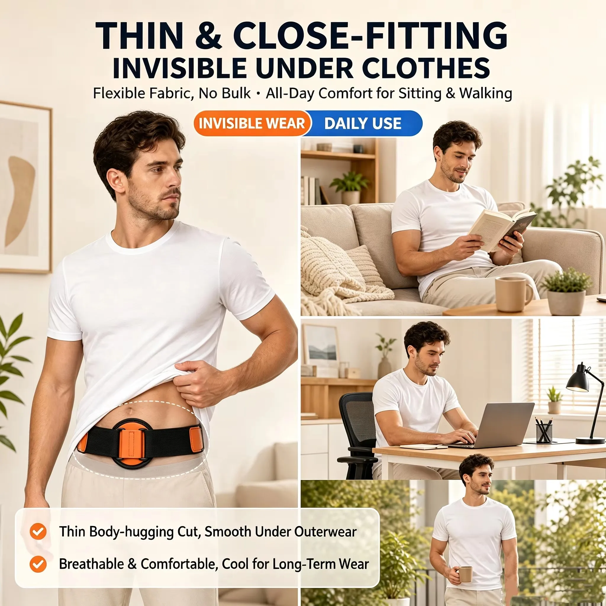 Adult Abdominal Hernia Belt for Navel Support