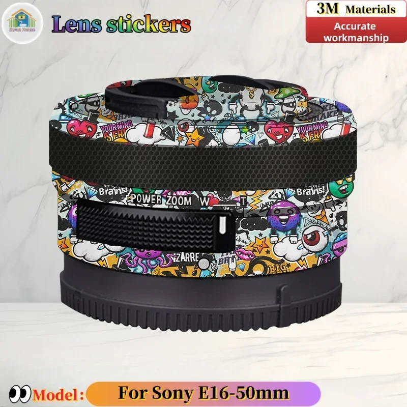 E1650 For Sony E16-50mm  lens sticker, DIY skin, Precision tailoring wear-resistant protective film