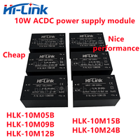 Free Ship Hi-Link ROHS Low price 110V 220V to 3V 5V 9V 12V 15V 24V AC/DC Step Down Isolated Power Supply Module 10M05B 10M12B