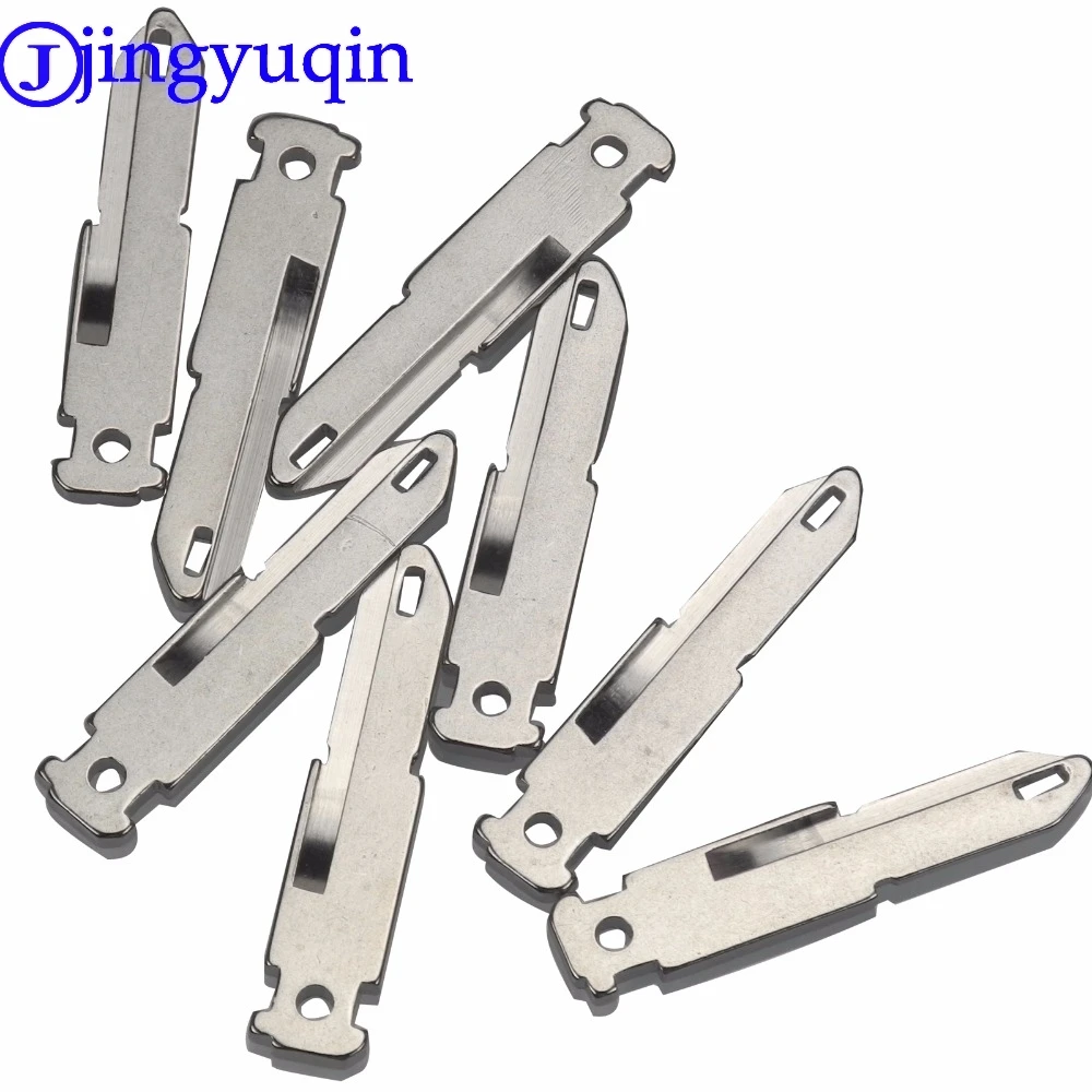 

jingyuqin 10ps/lot Car Remote Key Blade For Renault Duster Logan Fluence Clio For Peugeot 206 306 406 106