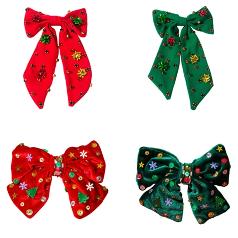 

Durability Fabric Bows Hair Clip Antiskid Children Hairclip Funny Girl Hairpins for Women Seeking Trendy Styles Dropship