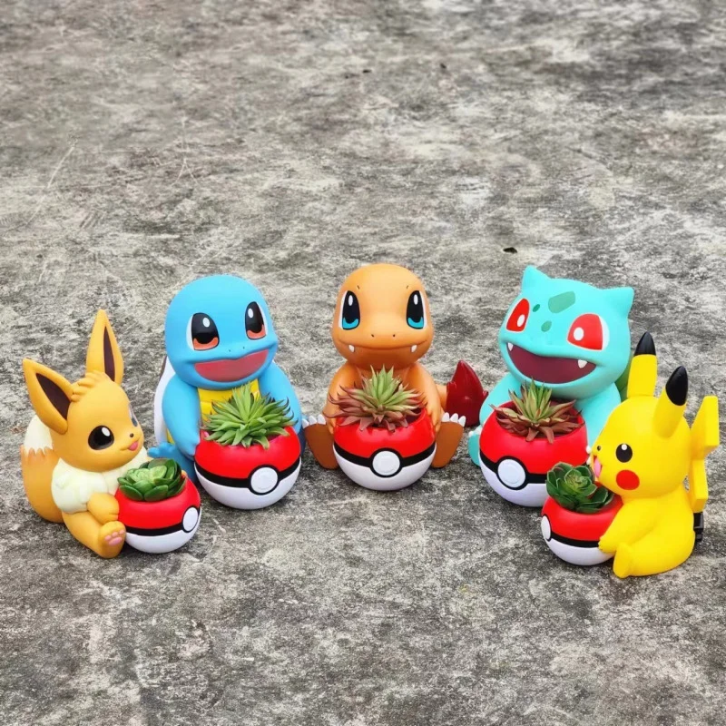 

Серия фигурок Покемон: Чармандер, Сквиртл, Бульбазавр, Пикачу. Модели из смолы для декора рабочего стола. Подарок на праздник.
