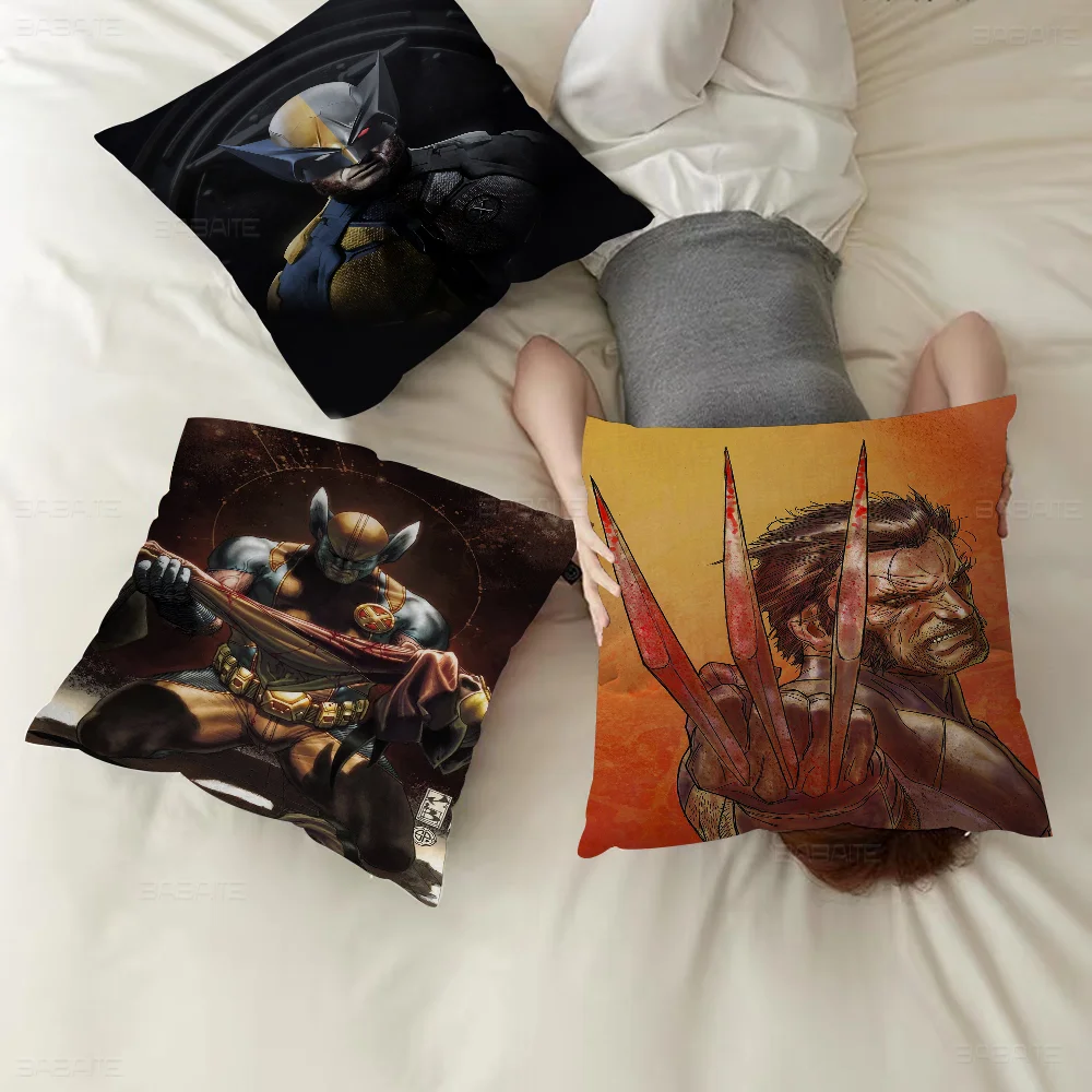 Wolverine Pillowcase Toon Gift Cushion Cover Bedroom Home Sofa Chair Seat Decor Pillow Case