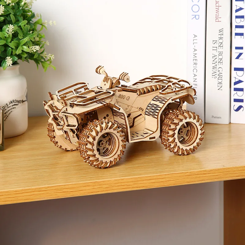 

New Arrival ATV 3D Stereo Puzzle - Kids' Creative Educational Toy Non-Toxic Eco-Friendly DIY Easy to Assemble Cute Desktop Decor
