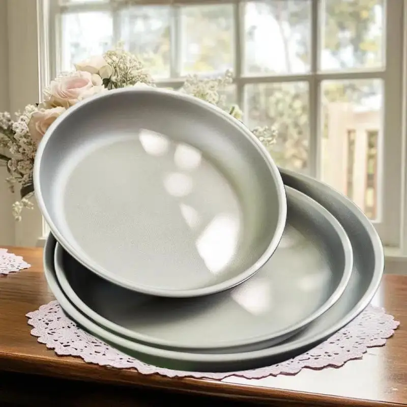 1PC Compact Titanium Camping Dinner Plate for Backpacking, Picnic, Outdoor Travel