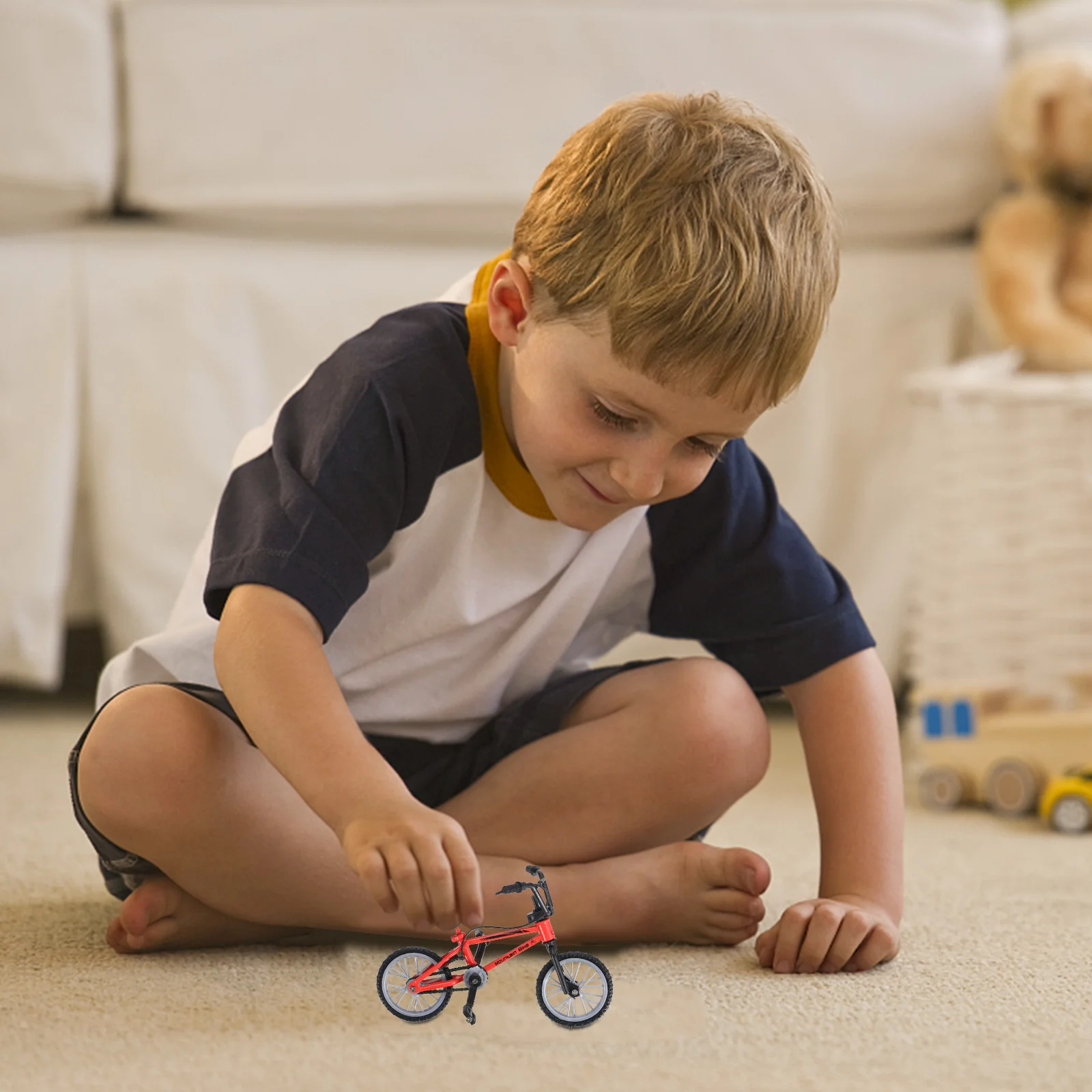 1 Set Legering Fiets Speelgoed Vinger Speelgoed Kinderen Kinderen Gift Vinger Fietsen Vinger Fietsen Mini Vinger Fiets