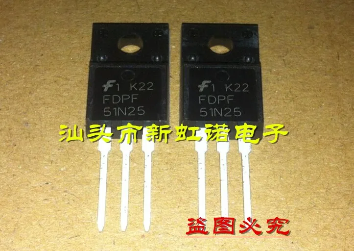 5Pcs/Lot New Original FDPF51N25 Triode Integrated Circuit Good Quality In Stock In Stock