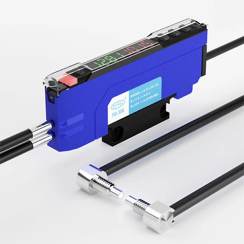 FUWEI FWGT-420H-TZ High Temperature Resistance 350℃ Precise detection Right Angle Fiber Optic Sensor