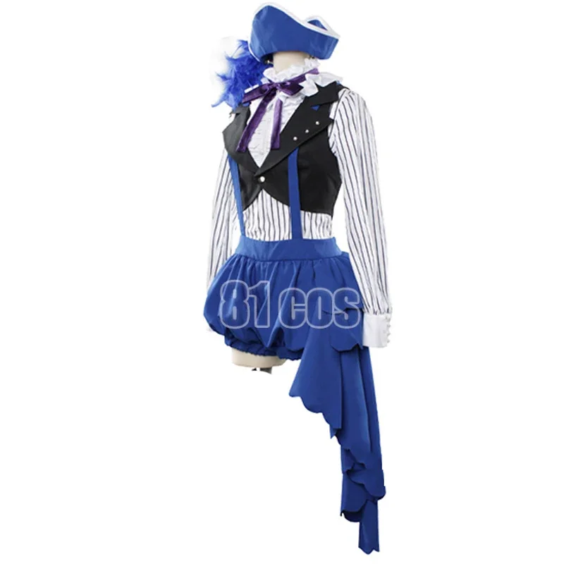 Anime Black Butler Cosplay Costume For Women Men Anime Butler Book Circus Ghost Sky Beehive Halloween Cosplay Costume Cos Clothe