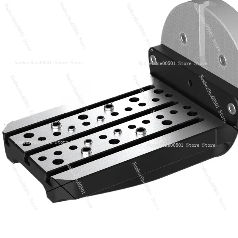 

4-Axis Monobloc Cast Bridge Plate L-Block 170-200mm Compatible with 5-Axis Self-Centering Vise for CNC Machining