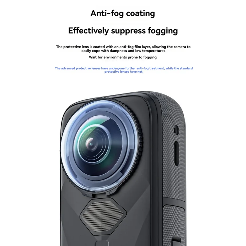 

B03B-For Insta360 X5 Lens Guards Snap-On Optical Glass Lens Protector Cap For Insta 360 X5 Upgrade Portective Cover