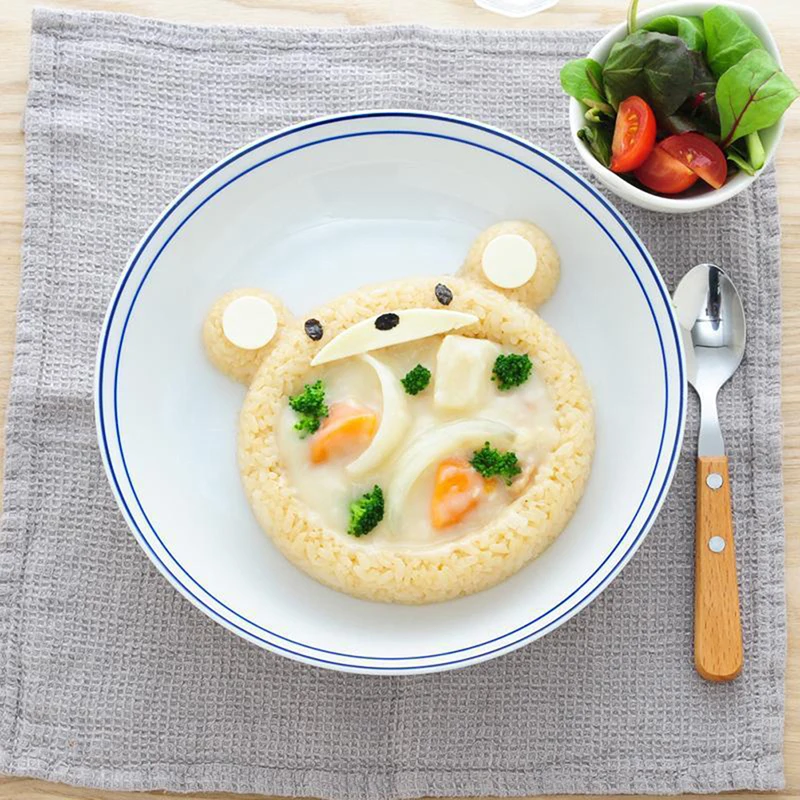 1Pcs Cute Cartoon Cat Bear Sushi Nori Rice Mold Decor Cutter Bento Maker Sandwich DIY Tool Kitchen Accessorie