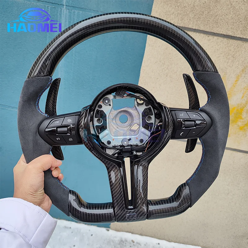 Steering Wheel Carbon Fiber Assembly Car Steering Wheel For BMW F10 F11 F30 F31 F34 F32 F33 F36 F20 F21 F22 F23 M3 M6