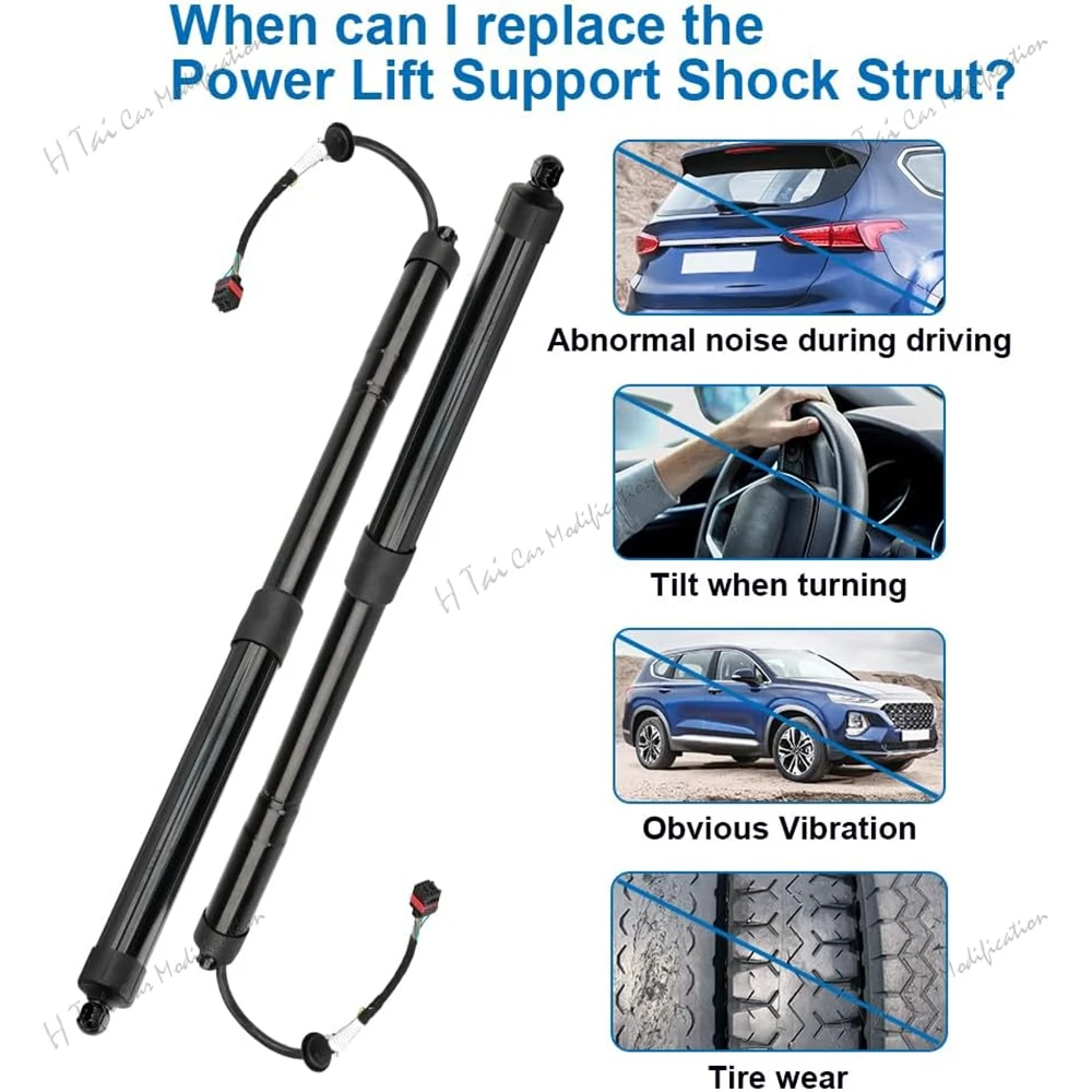 81771B8100 81780B8100 Rear Power Hatch Lift Electric Tailgate Lift Struts For 2013-2019 Hyundai Santa Fe Sport Trunk Liftgate