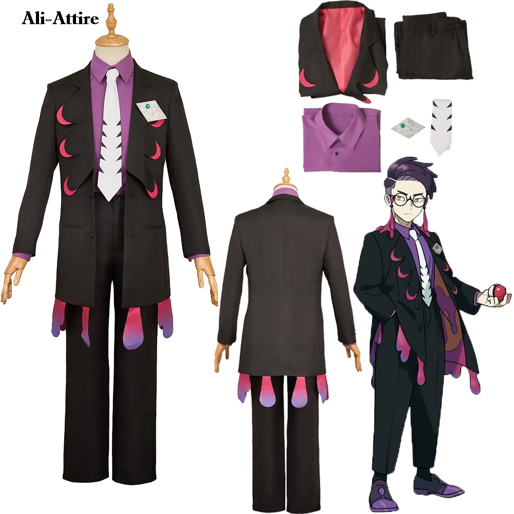 

Anime Cartoon Legend Z to A Corbeau Cosplay Cloth Top Pants Men Party Disguise Roleplay Halloween Costume Carnival Outfits Suit