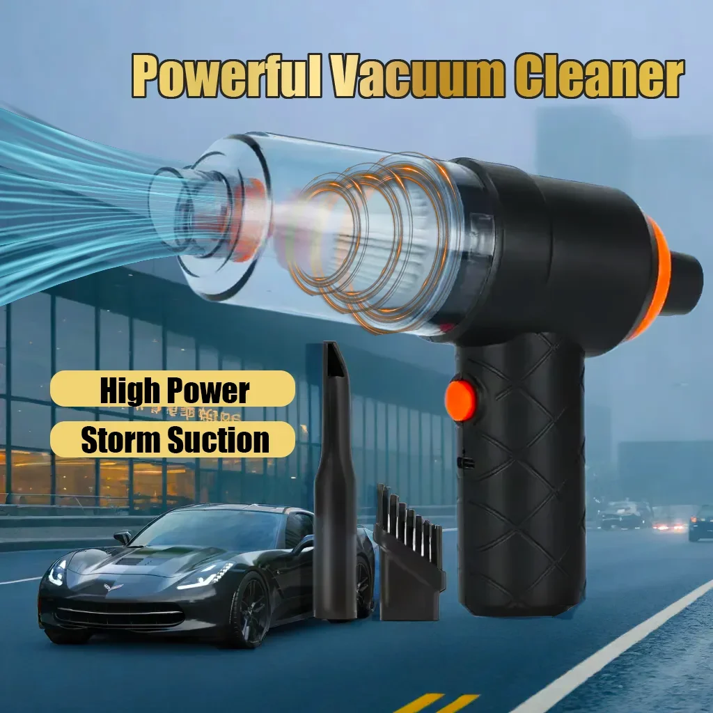 Mini Car Vacuum Cleaner Cordless Powerful Wireless Car Cleaner HandHeld Portable Vacuum Cleaner Cleaning Machine