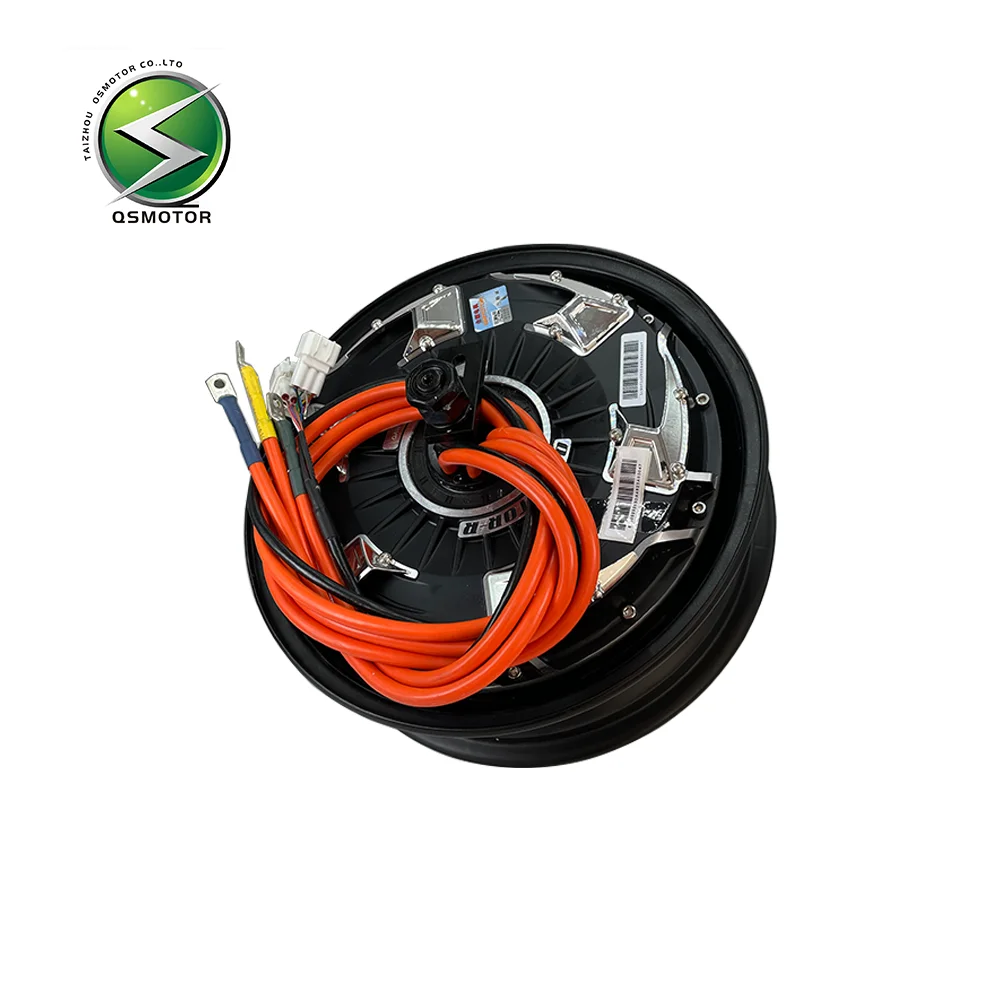 QSMOTOR 12 Inch V4 8000WP60H High-performance Track Brushless DC Motor Suitable For Electric Motorcycles