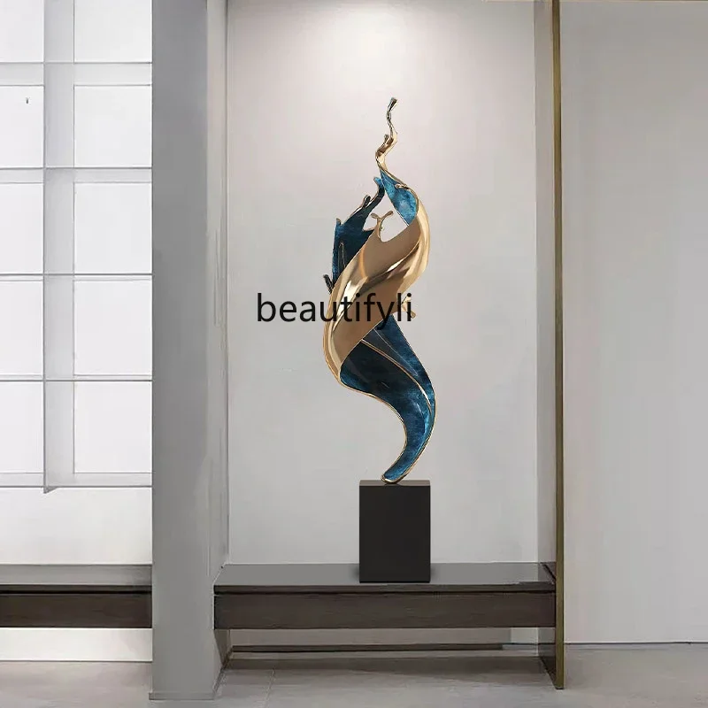 

Entrance ornament model house aisle floor decoration abstract floor sculpture artwork