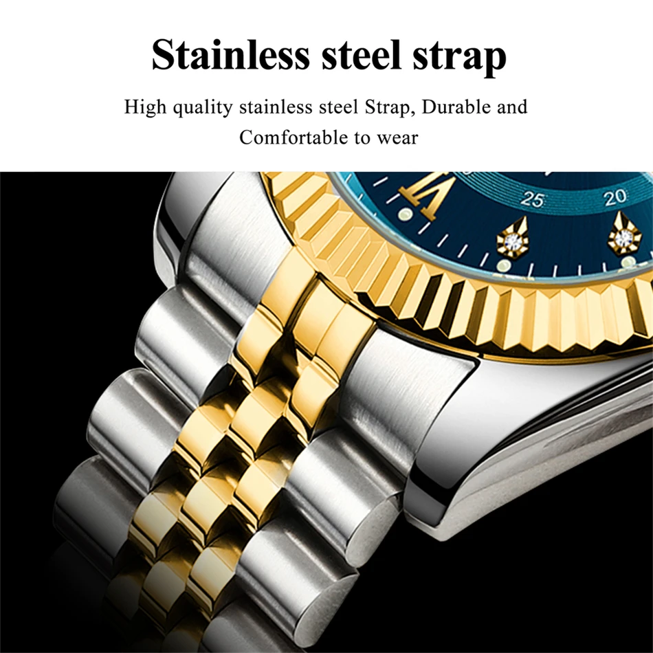 POEDAGAR 2025 العلامة التجارية الفاخرة موضة غواص ساعة الرجال 30ATM مقاوم للماء تاريخ ساعة الرياضة ساعات رجالي كوارتز ساعة اليد Relogio