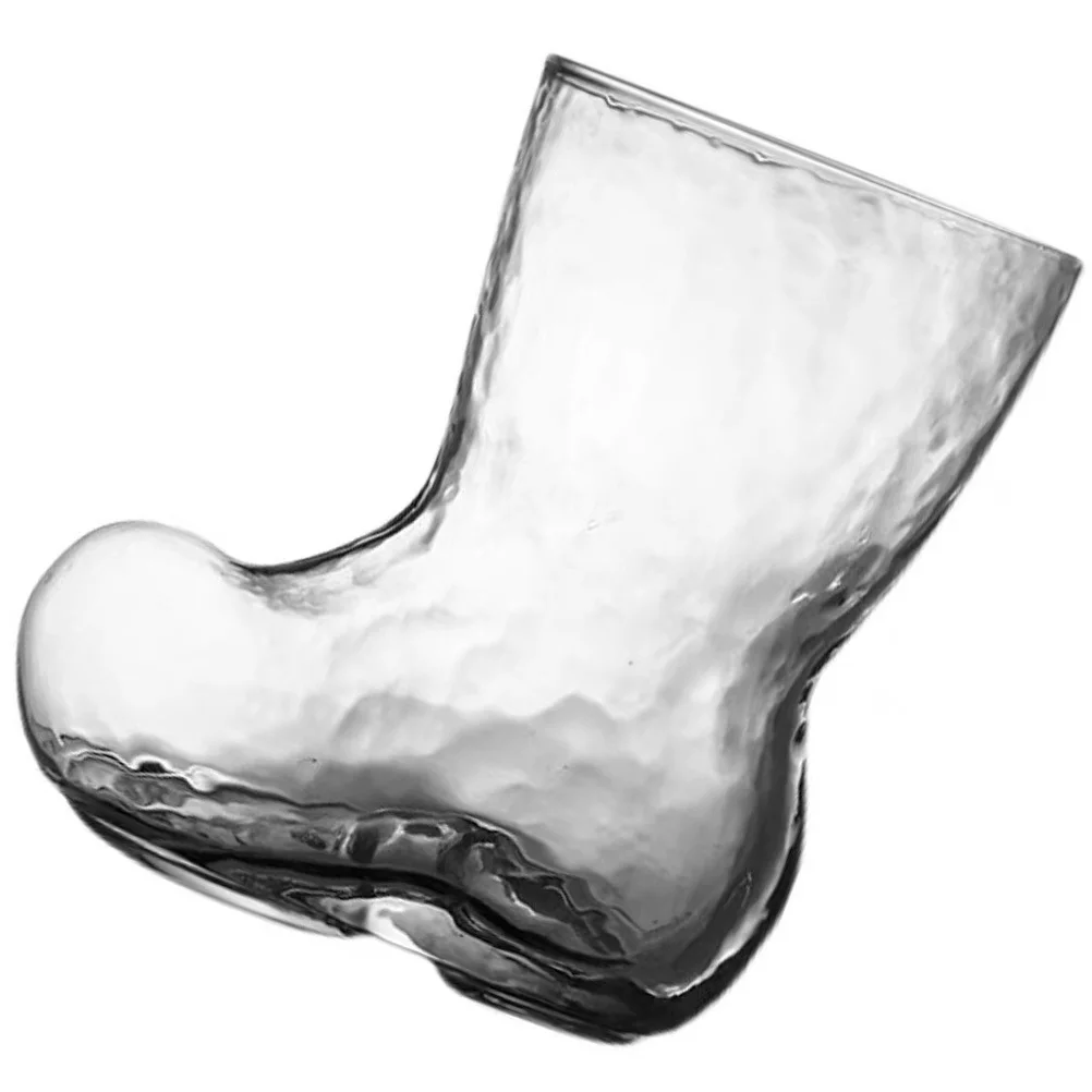 

Boot Glass Cup Large Transparent Beer Boot Glass for Home Kitchen Bar Party Use Fun Unique Drinking Mug for Dad Husband Gift
