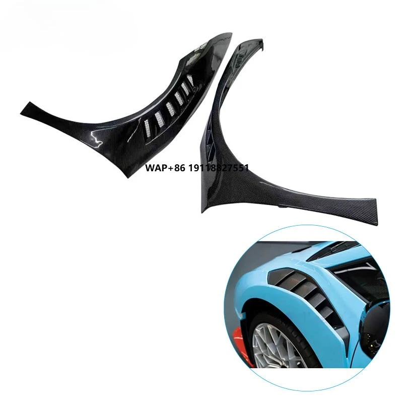 

For Lam H Uracan LP610 LP580 V Style Real Carbon Fiber Fender Car Part 1016 Type Carbon Fiber Front Fender