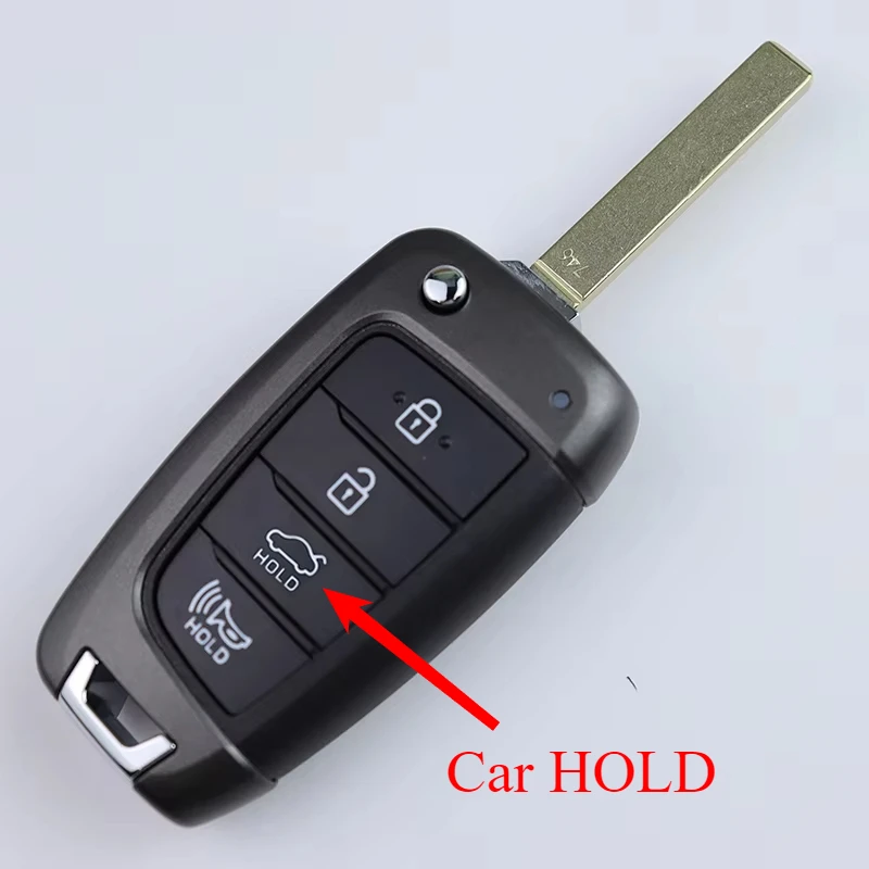 Car Key Housing Case Shell Fob for Hyundai 2018 2019 2020 2021 2022 Accent Elantra Kona Santa Fe Tucson Veloster Solaris Verna #5