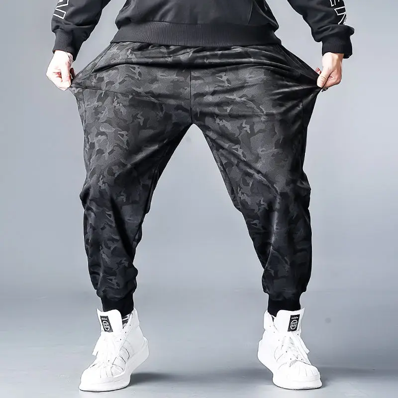 

Summer Casual Pants For Men Oversize Sports Pants Breathable Quick Dry Mens Joggers Camouflage Sweatpants Big Fat Trousers 5XL