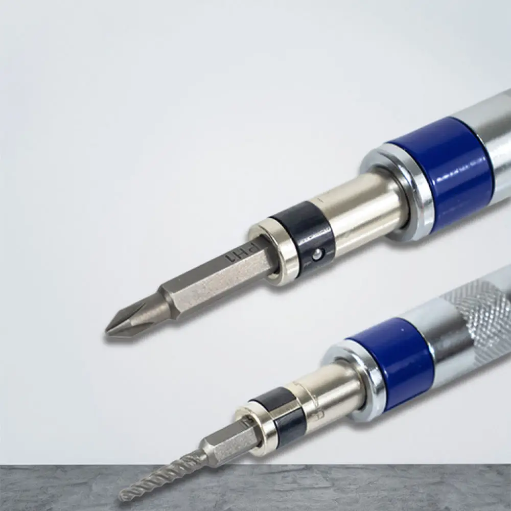 Impact Screwdriver Tool Kit Chrome Vanadium Bits For Rusted Fasteners Professional Garage Mechanical Maintenance Gear