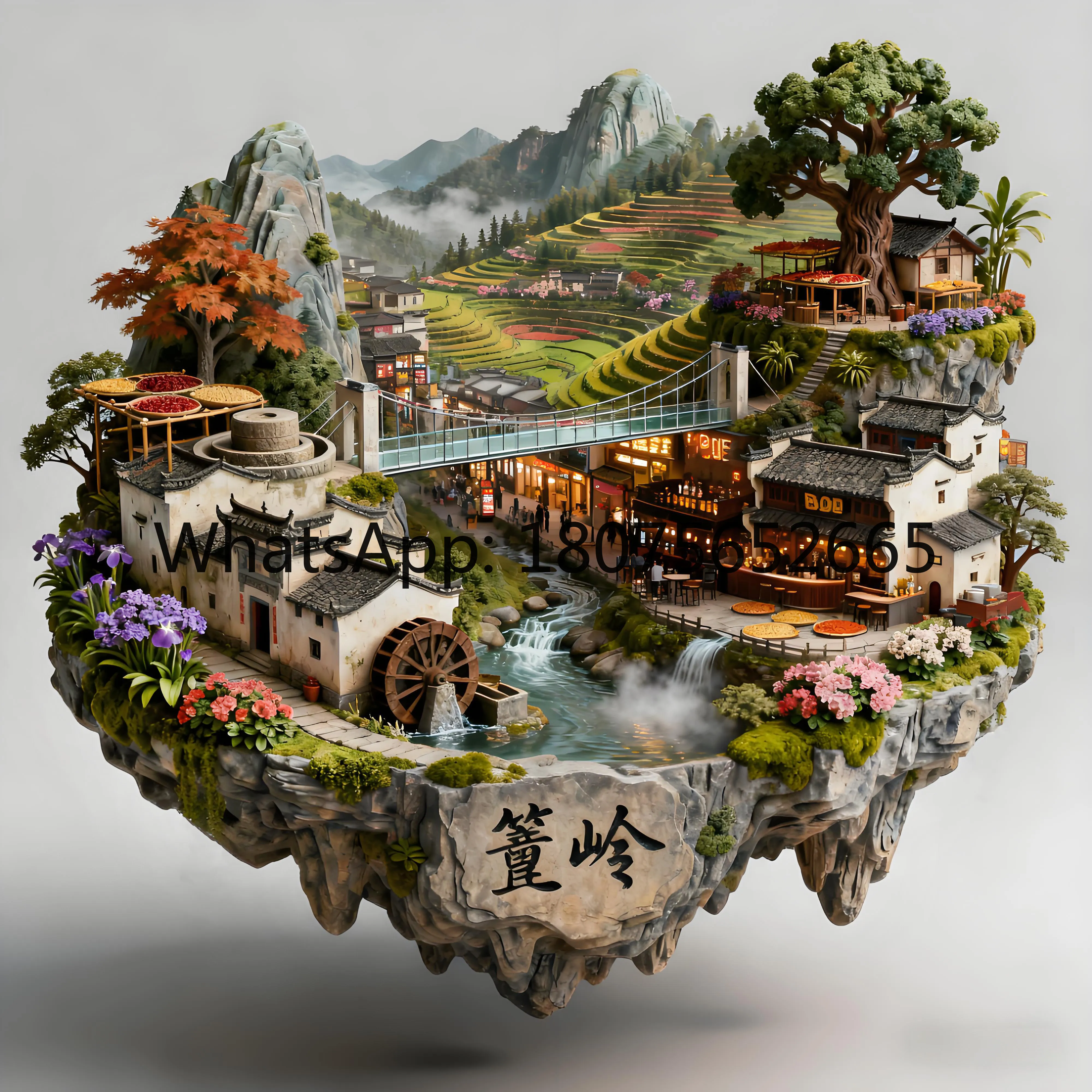 Wangxian valley metal refrigerator sticker shangrao tourist attraction souvenir
