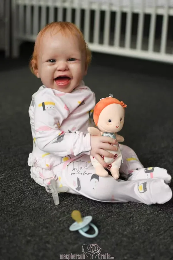 مجموعة DLS المحدودة Reborn Baby 24 بوصة غير مطلية Jupee مع جسم من القماش بدون COA