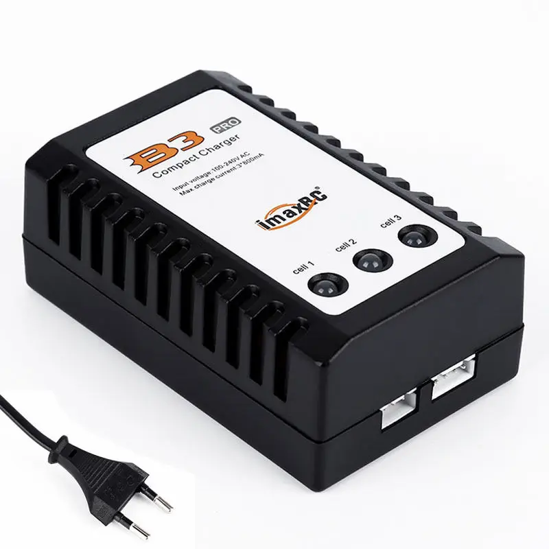 AC 110-240V 10W Balanced Battery Charger EU Plug for iMaxRC Compact 2S 3S Aeromodelling Lipo Battery Power Supply Charger