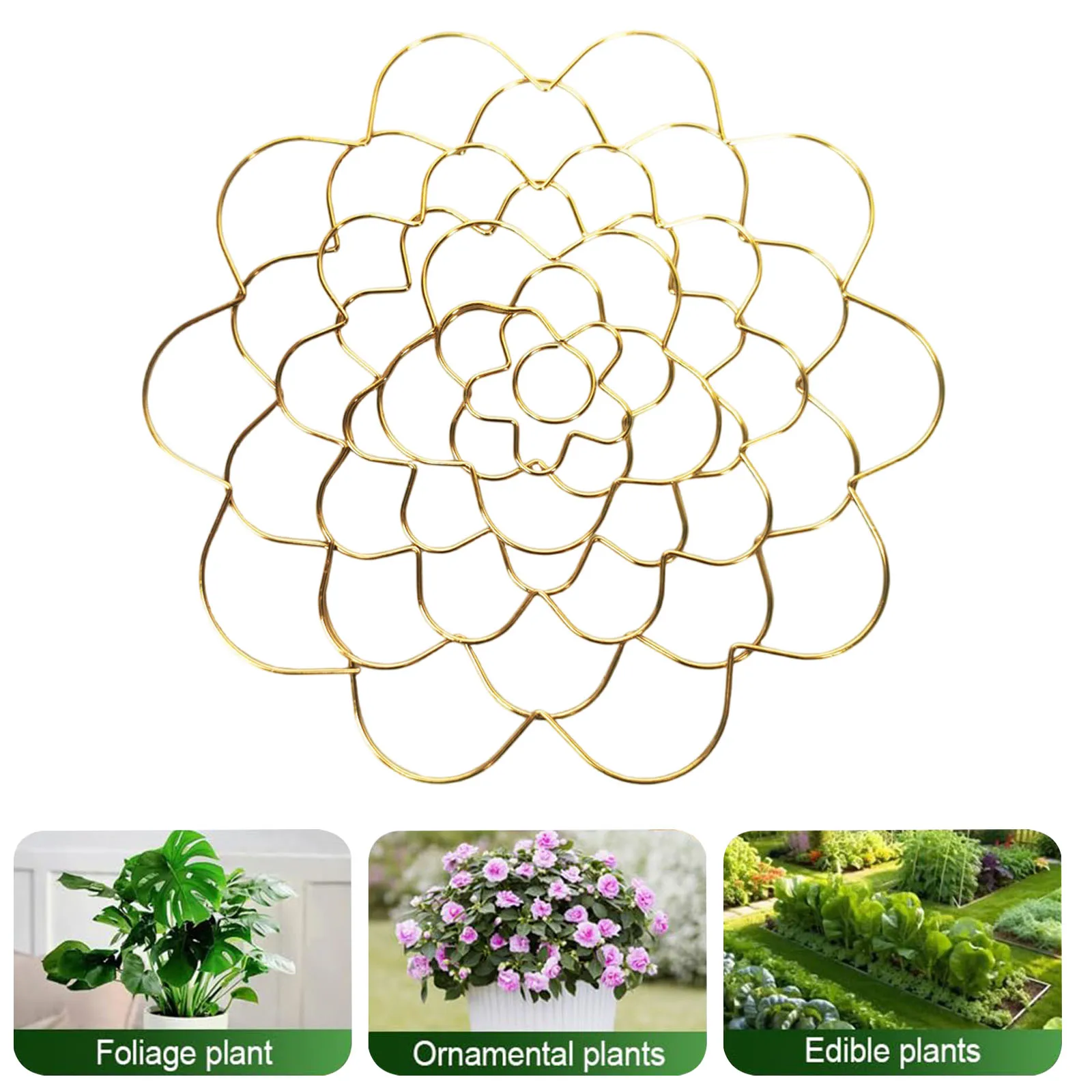 Floral Grid Organizer Reusable Metal Wire Flower Arrangement Holder Foldable Plant Fixation Aid Tool for Home & Flower Shop