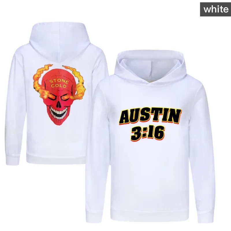 حار أوستن الكرتون ملابس الاطفال أوستن 3:16 مزدوجة الوجهين طباعة هوديي طفل الفتيات الربيع/الخريف أبلى الأولاد بلوزات الموضة