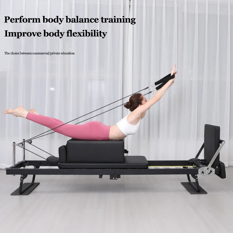 

Be suitable for Foldable Pilates Bed With Square Box Set, Thickened Steel Spring, Aluminum Alloy Yoga Fitness Plastic Bedcustomi