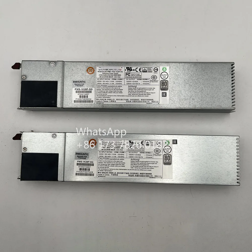 

1 шт. для серверного резервного источника питания Supermicro Four-Star PWS-1K28P-SQ 1280 Вт