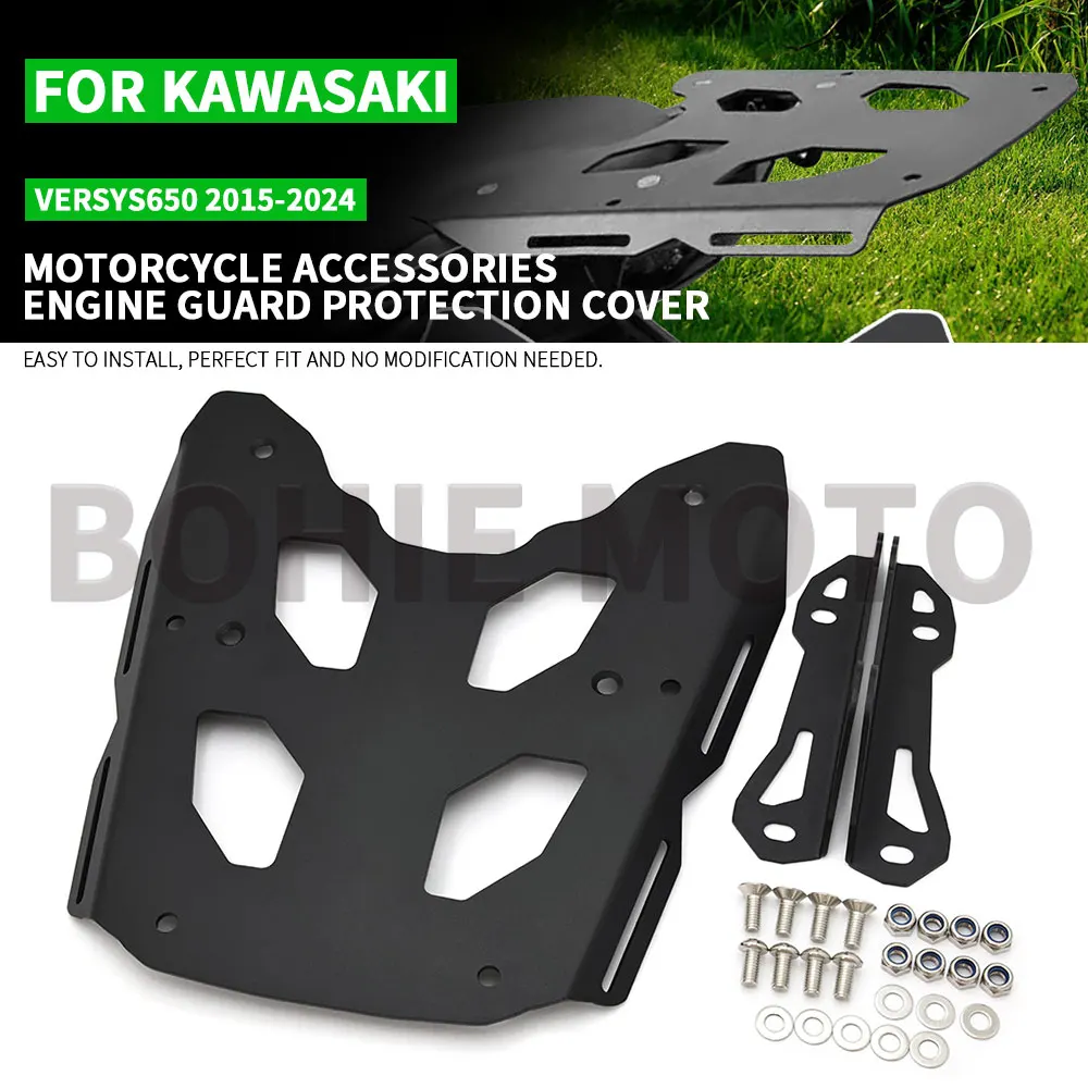 

For Kawasaki Versys 650 2015-2024 Motorcycle Rear Luggage Rack Rear Box Rack Fit on Versys-650 2015 2016 2017 2018 2019-2024
