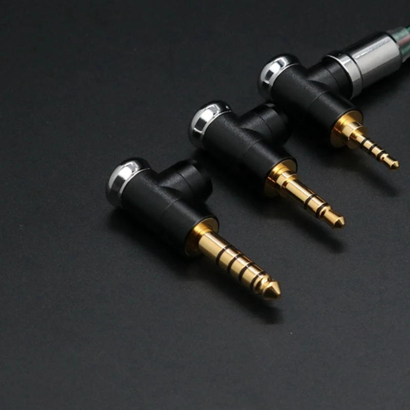 ivipQ 26AWG 7N OCC Palladium überzogene L-Typ modulare Stecker 3-in-1 Kopfhörer-Upgrade-Kabel mit MMCX/2PIN/0,78 mm/QDC/N5005 für AKG 4