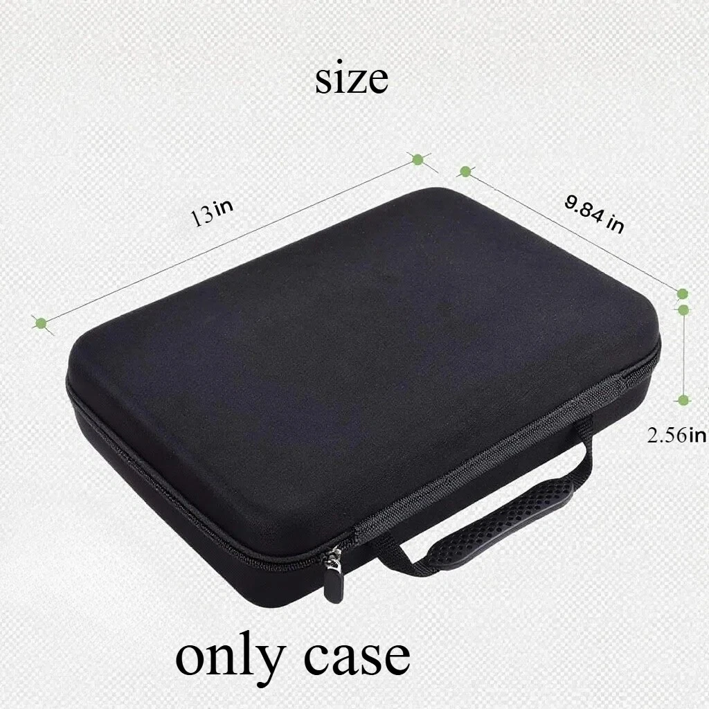 Battery Storage Organizer Box , Variety Case Holds 140+ AA, AAA, C, D, 9V, Lithium 3V Button Batteries Bag- Not Batteries
