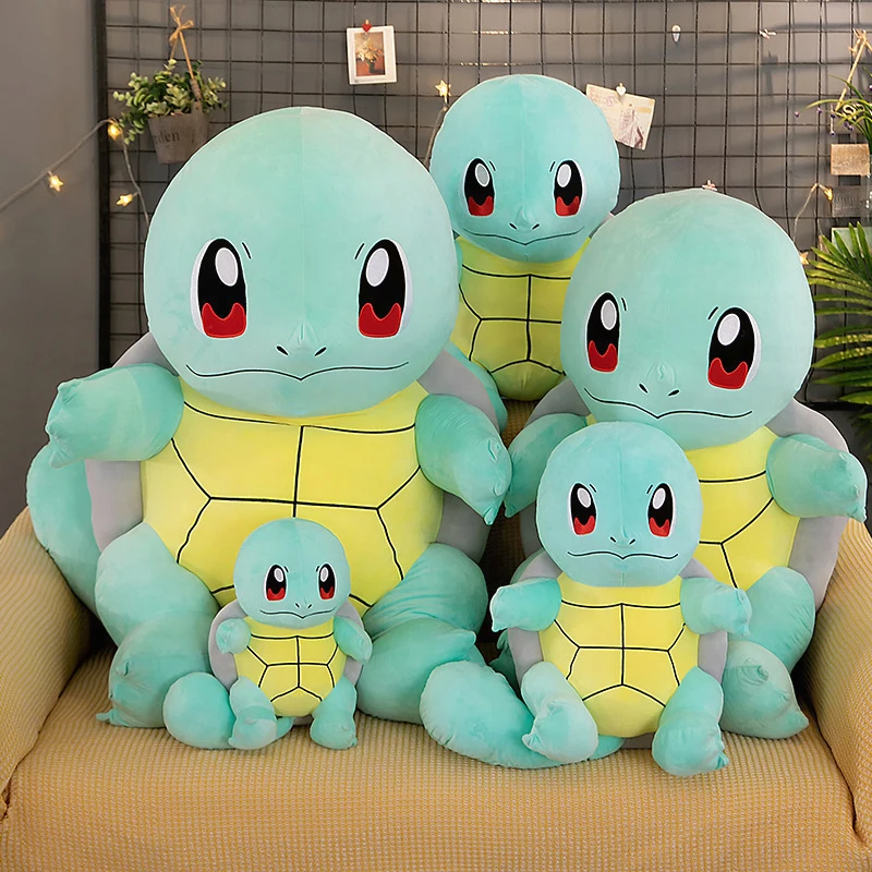

Pokemon Kawaii Squirtle Plush Toy Cute Stuffed Doll for Kids Soft Filled Animal Pillow Perfect Birthday Xmas Gift for Children