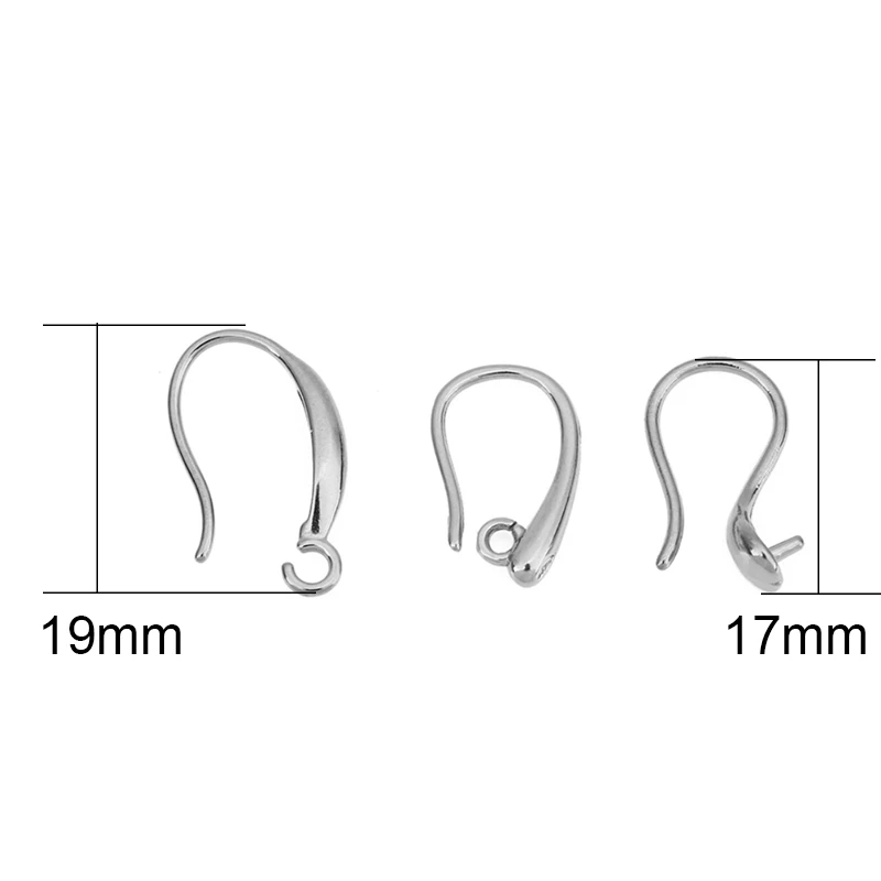 5 قطعة PVD لا تتلاشى أبدا الفولاذ المقاوم للصدأ أقراط السنانير سلك هيبوالرجينيك أقراط المشابك صنع الملحقات لنتائج المجوهرات
