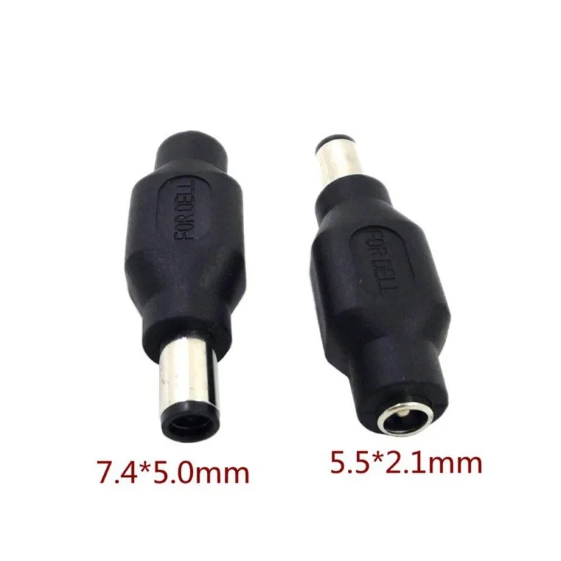 5.5x2.1mm Female to 4.5x3.0mm Male Coverter Plug for HP Dell Ultrabook Laptop 7.4*5.0